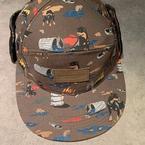 Obey Junkyard Dog 5 Panel Cap - Olive - One Size